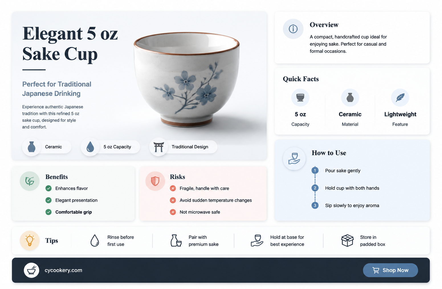 5 oz sake cup