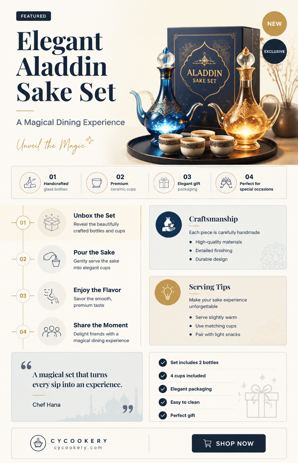 aladdin sake set