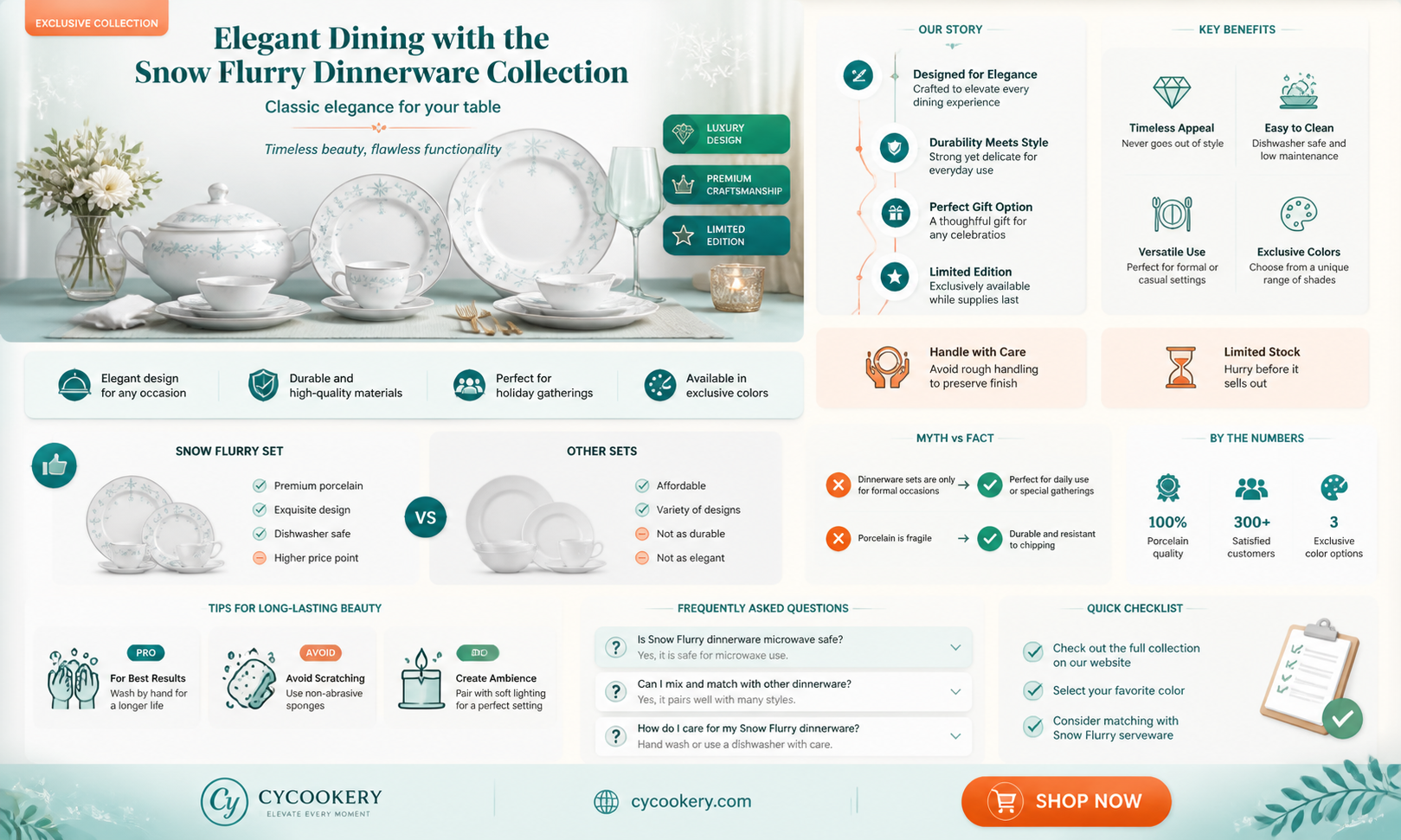 222 fifth 16 pc dinnerware set snow flurry