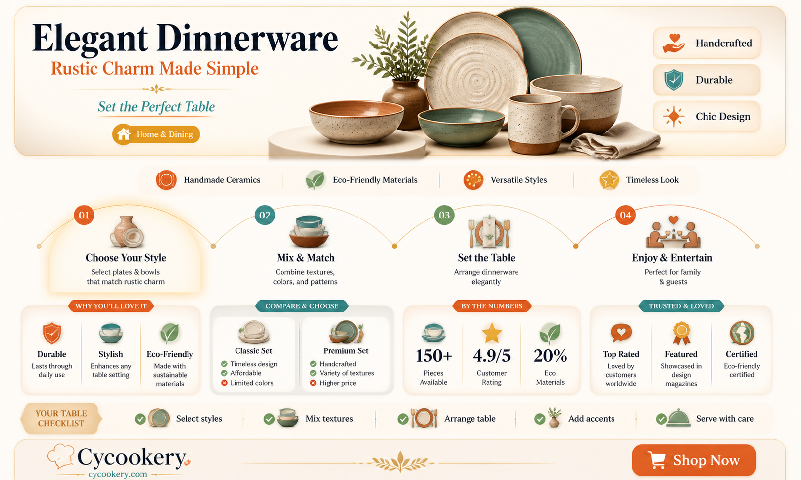 222 fifth northwood cottage 12 pc dinnerware set