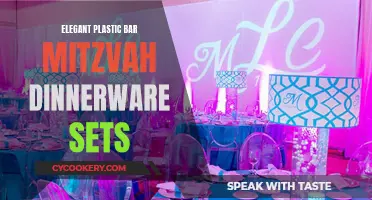 Chic and Cheerful: Elevating Bar Mitzvah Tables with Plastic Dinnerware