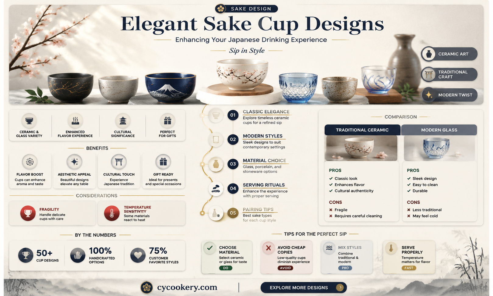 4 sake cup