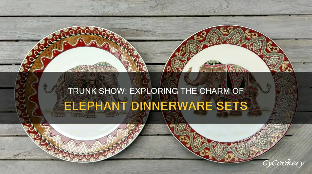 elephant dinnerware sets