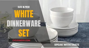 Elegant Entertaining: Elevate Your Dinner Table with the Elite 16-Piece White Dinnerware Set