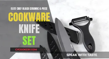 Chef's Arsenal: The Elite Chef Black Ceramic Knife Set