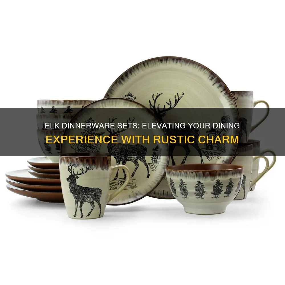 elk dinnerware sets