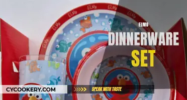 Elmo Dinnerware Set: Brightening Mealtimes with a Splash of Red