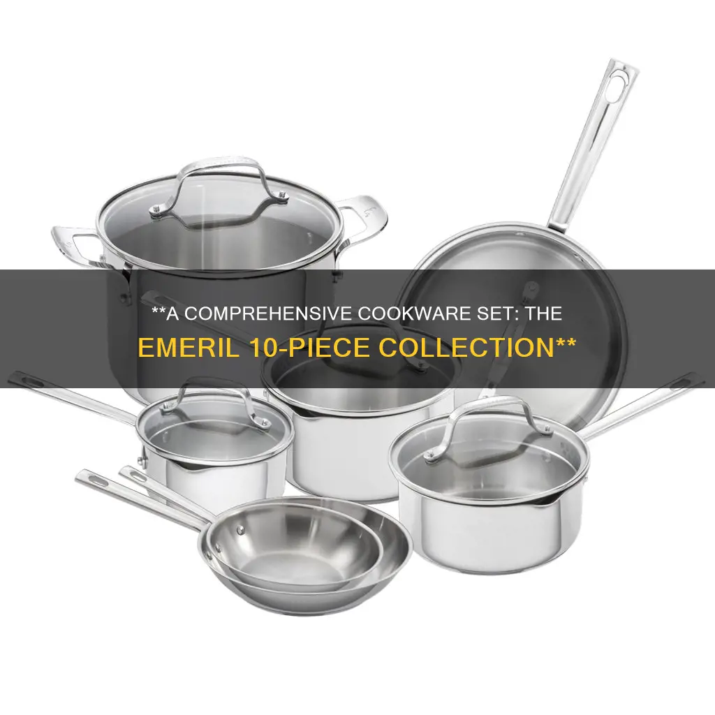 emeril 10 pc cookware set