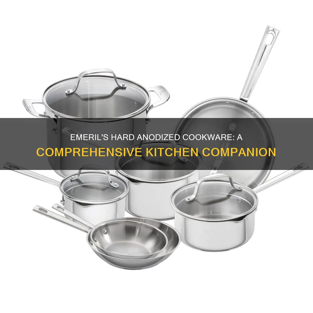 emeril 11-piece essential hard anodized cookware set