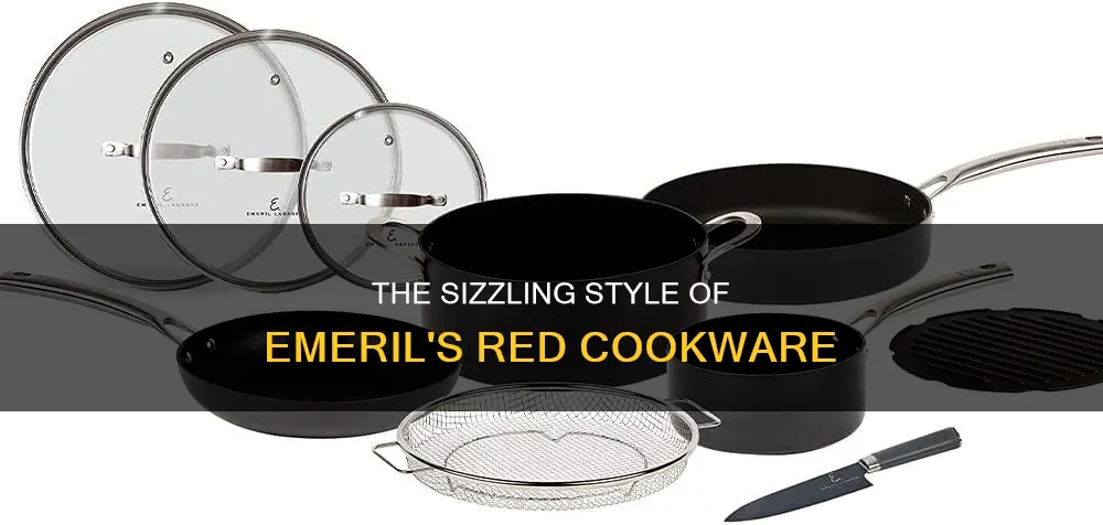 emeril red cookware set