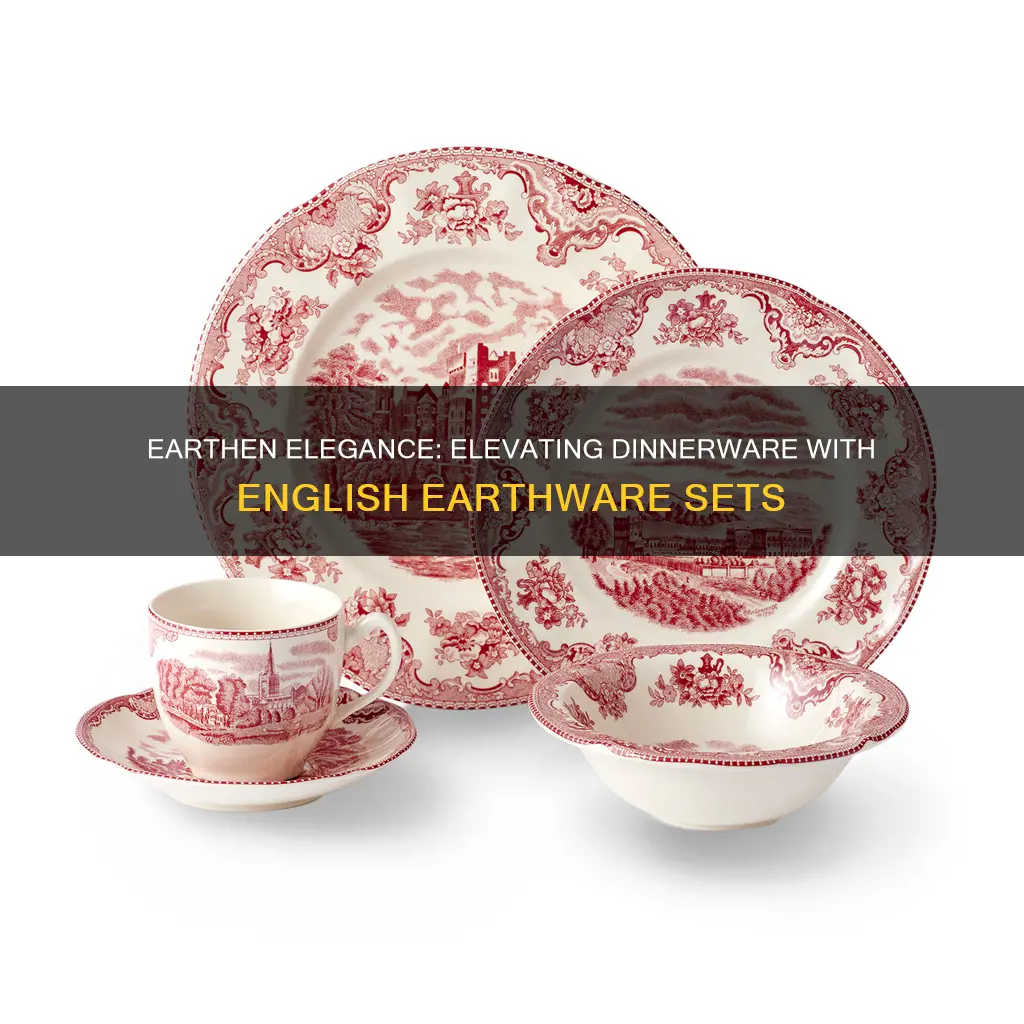 english earthware dinnerware sets