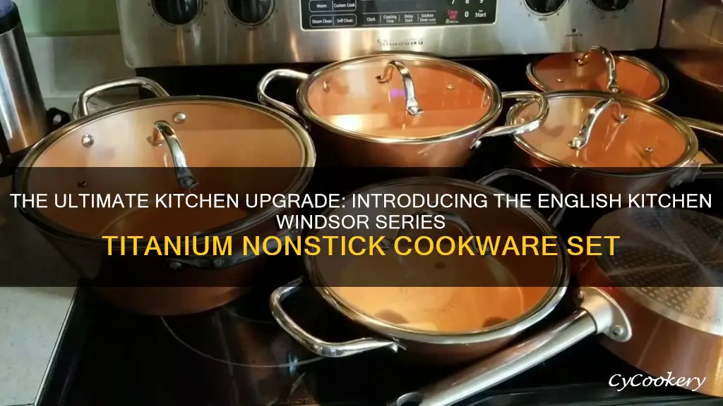 english kitchen windsor series titanium nonstick cookware set