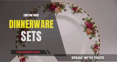 The Enduring Charm of English Rose Dinnerware Sets