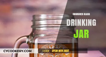 Elegant Engraved Glass Drinking Jars: Perfect for Personalized Sipping Style