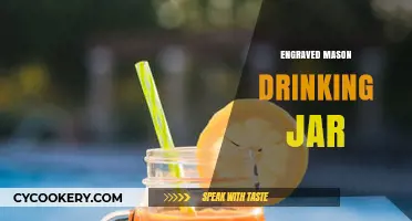 Personalized Engraved Mason Drinking Jar: Elevate Your Beverage Experience
