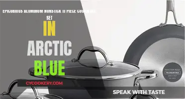 Arctic Blue Elegance: The Epicurious Aluminum Nonstick Cookware Set