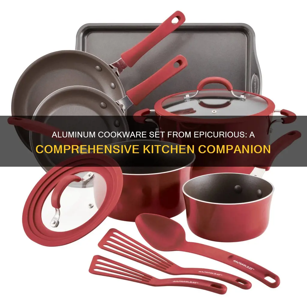 epicurious aluminum nonstick 11-piece cookware set jcpenney