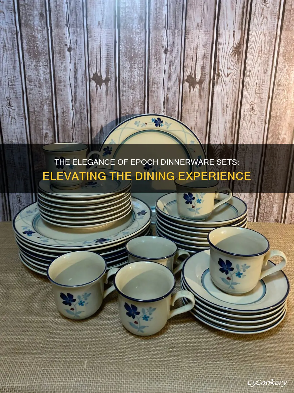 epoch dinnerware set