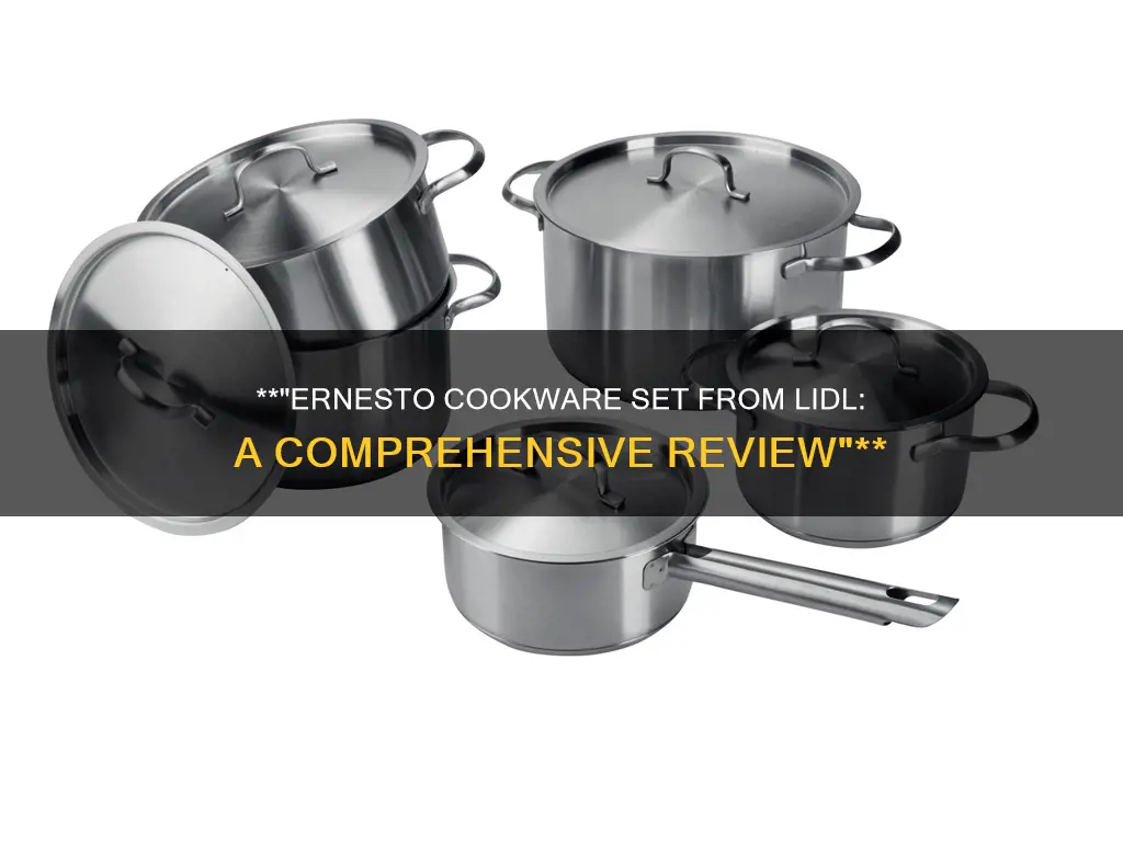 ernesto cookware set lidl