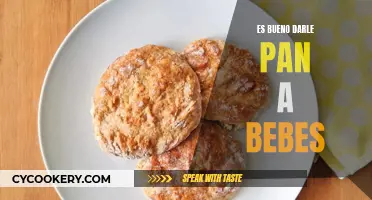 ¿Es seguro dar pan a los bebés?