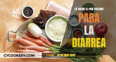 ¿El pan tostado alivia la diarrea?