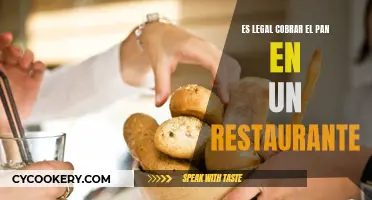 ¿Es legal cobrar el pan en restaurantes?