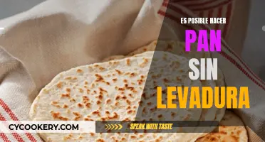 ¿Pan sin levadura? ¡Es posible!
