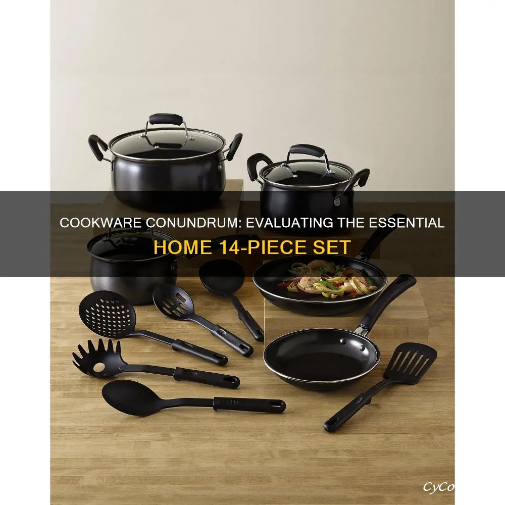 essential home 14 piece cookware set reviews