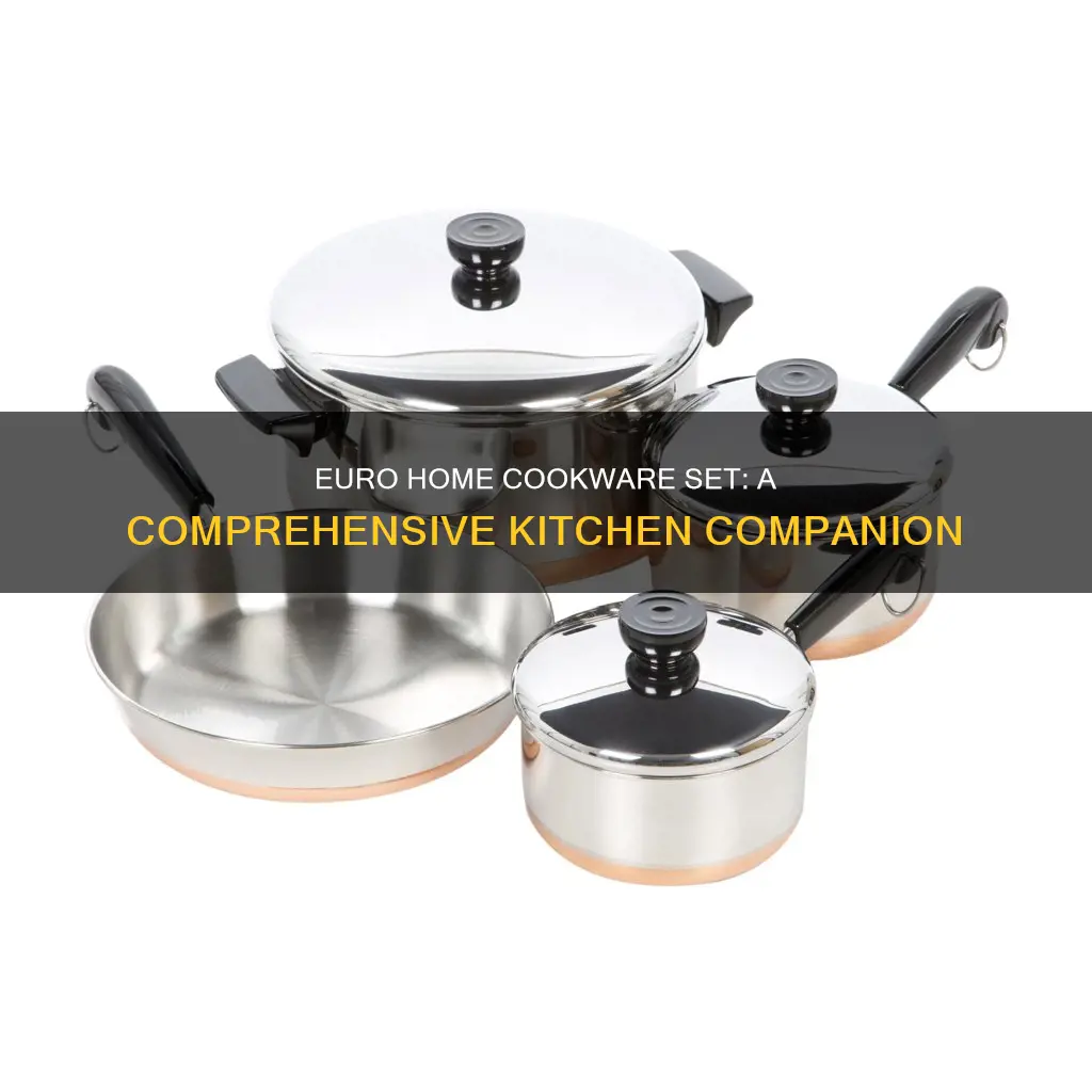 euro home 7 piece cookware set