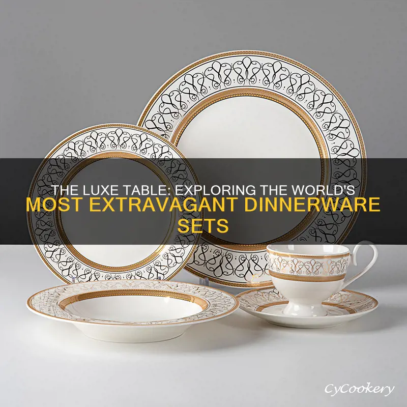 expensive dinnerware sets of the world