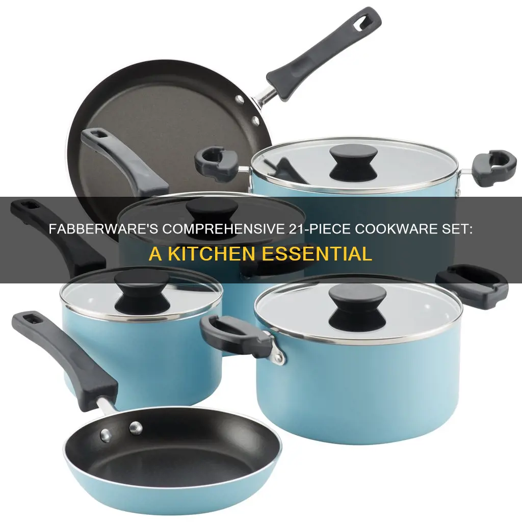 fabberware 21 piece cookware set