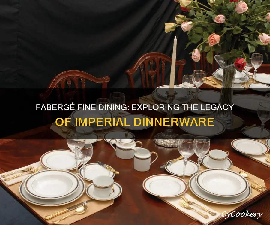 faberge dinnerware set