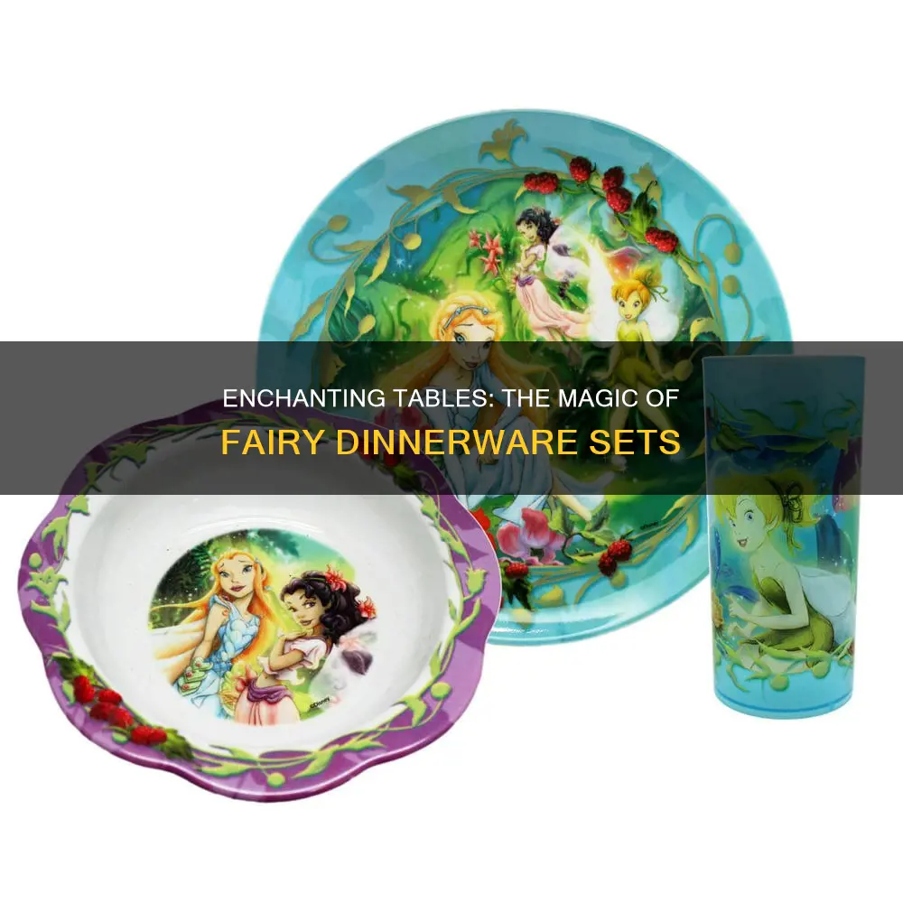 fairy dinnerware set