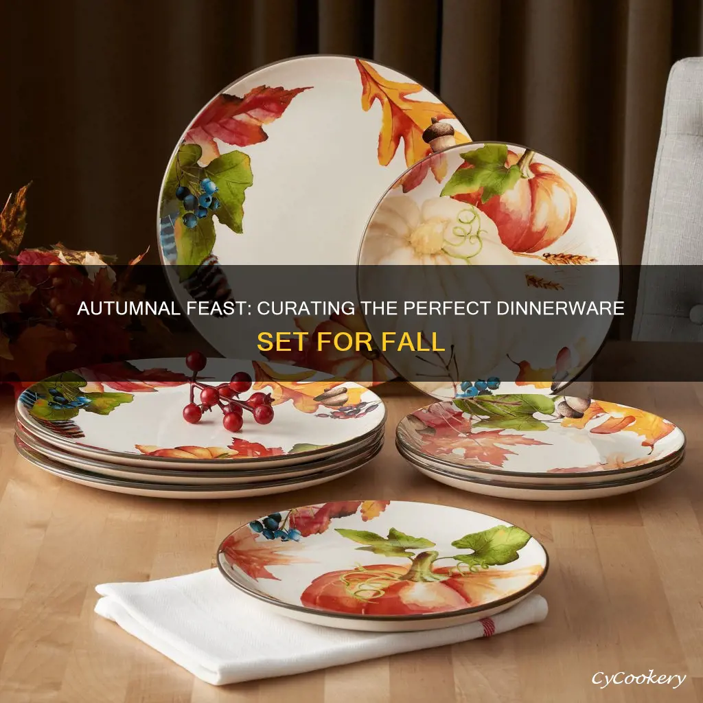 fall dinnerware set