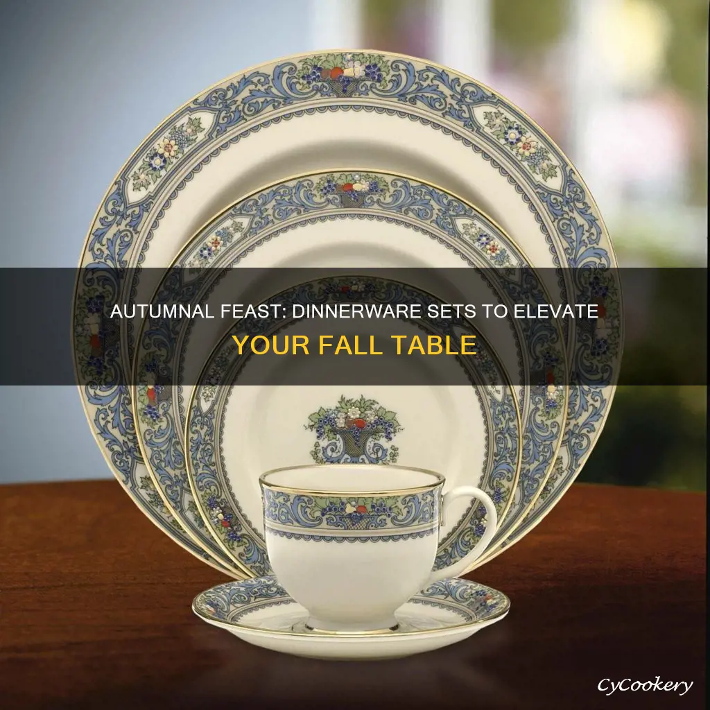 fall dinnerware sets for sale