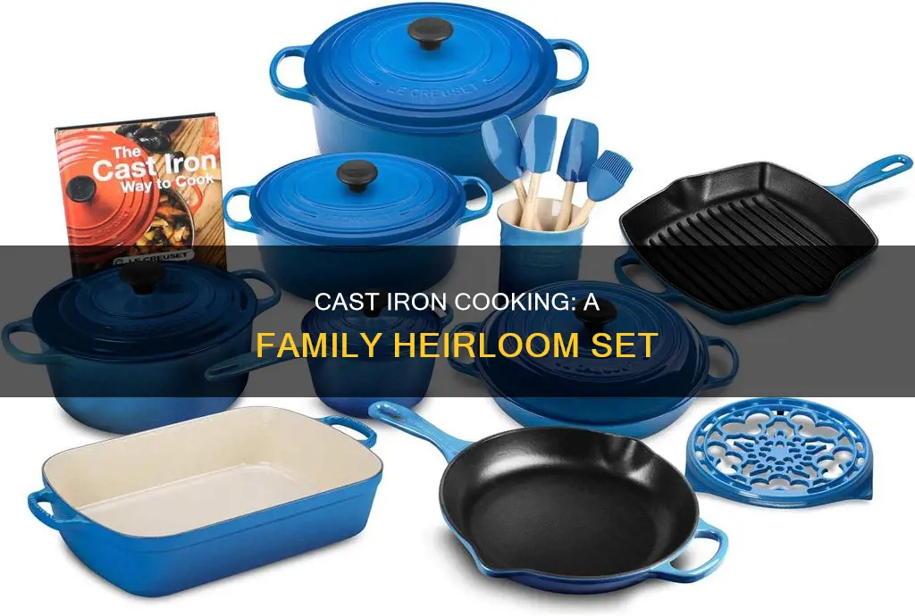 family living cast iron cookware set