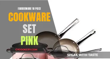 Pretty in Pink: Farberware's 10-Piece Cookware Set Adds a Touch of Blush to Your Kitchen