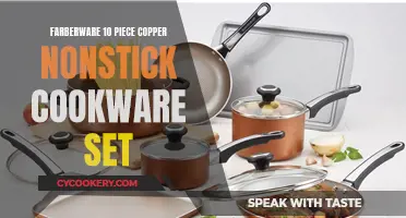 Copper Chic: Elevate Your Kitchen with the Farberware 10-Piece Cookware Set