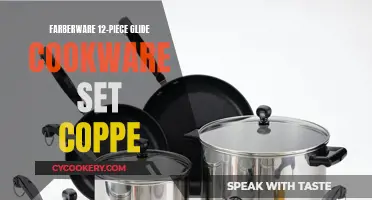 Copper Gleam: Farberware's 12-Piece Glide Cookware Set Shines in the Kitchen