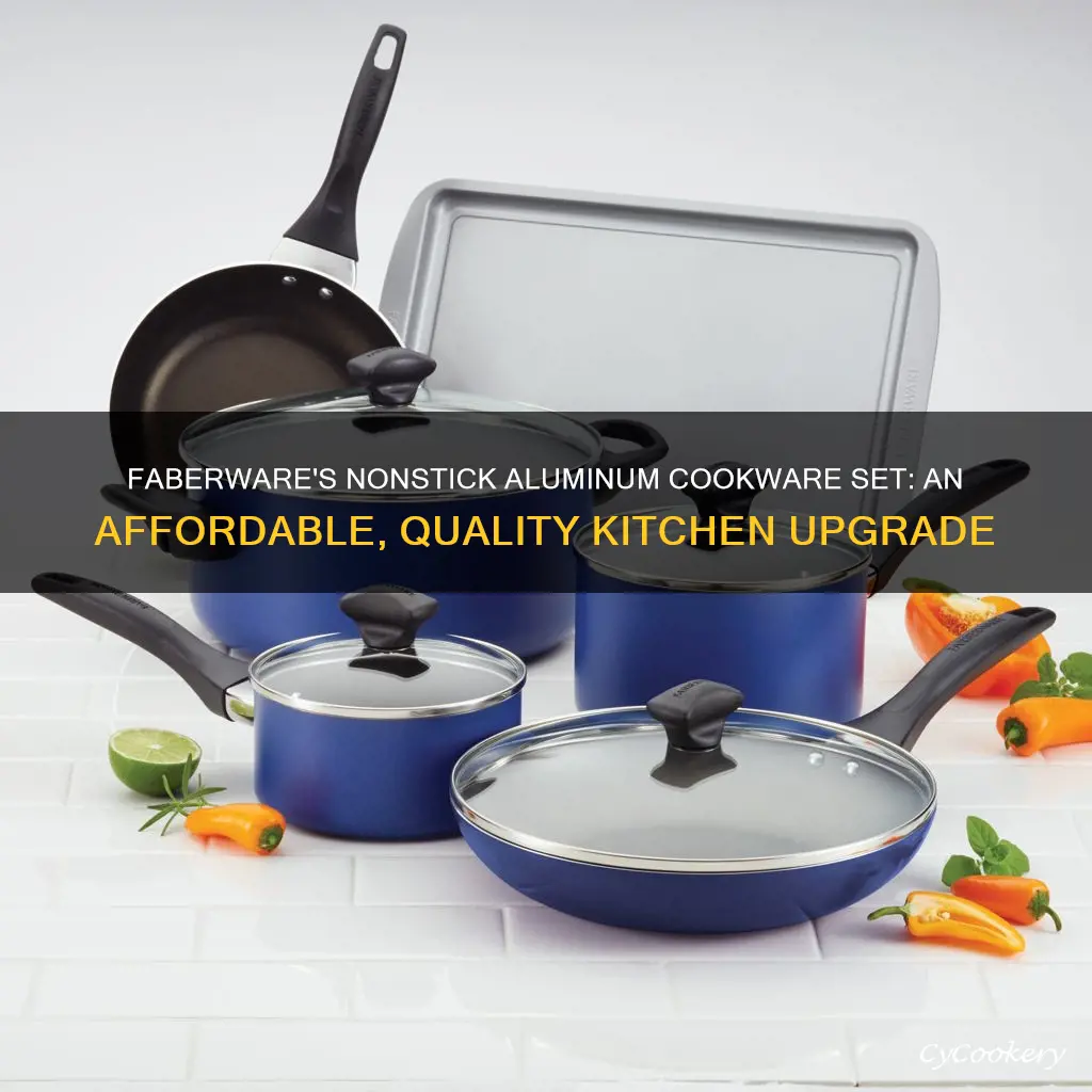 farberware 15-pc nonstick aluminum cookware set rebate