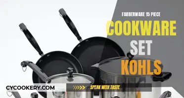 Complete Kitchen Upgrade: Farberware 15-Piece Cookware Set at Kohl's