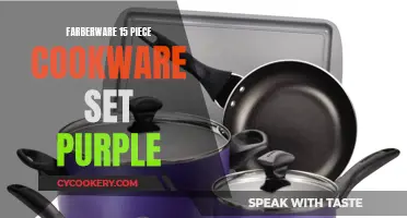 Culinary Splendor with Farberware's Purple Cookware Set