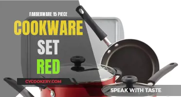 Bold and Bright: Farberware's Vibrant Red Cookware Set