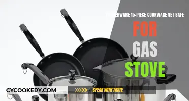 **Sturdy and Stylish: Farberware 15-Piece Cookware Set for Gas Stoves** 