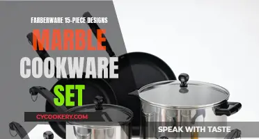 Elegant Cooking with the Farberware 15-Piece Designs Marble Cookware Set