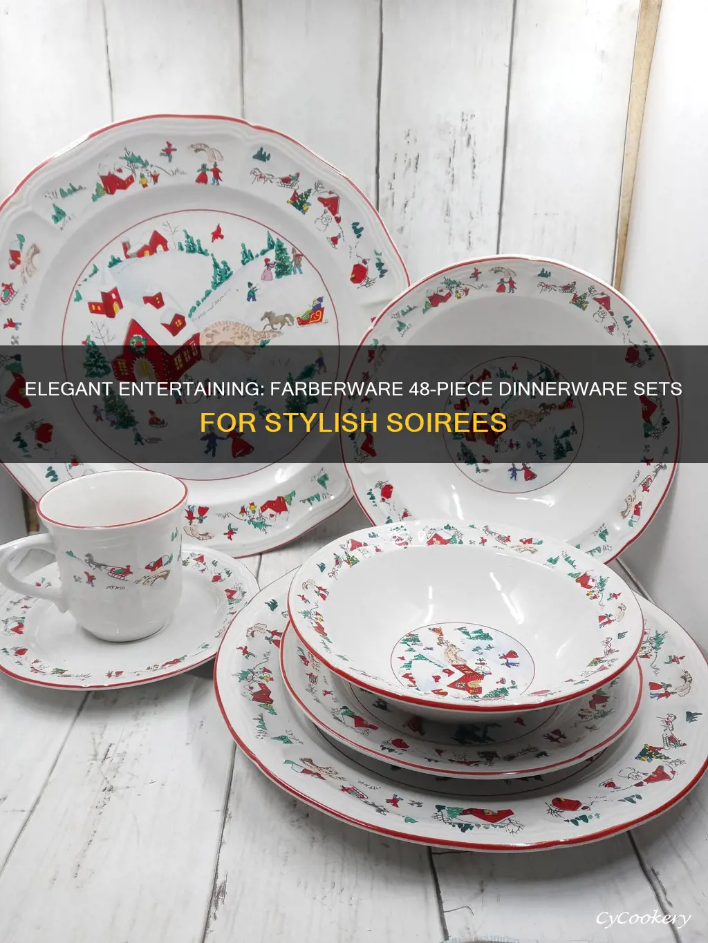 farberware 48 piece dinnerware sets