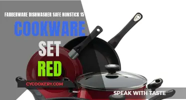 Complete Kitchen Upgrade: Farberware's Dishwasher-Safe Nonstick Cookware Set in Vibrant Red