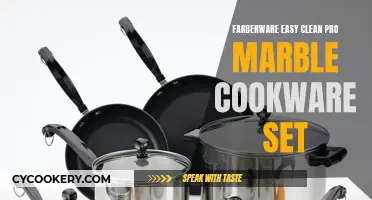 Farberware's Easy Clean Pro Marble Cookware Set: A Stylish and Low-Maintenance Kitchen Companion