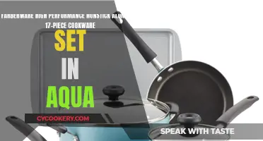 Aqua Appeal: Farberware's High-Performance Nonstick Aluminum Cookware Set Offers Style and Substance