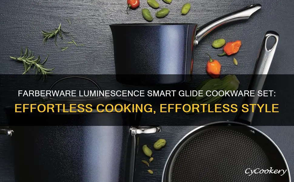 farberware luminescence smart glide cookware set